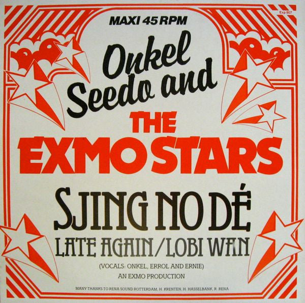 Onkel Seedo And The Exmo Stars : Sjing No Dé (12", Maxi)