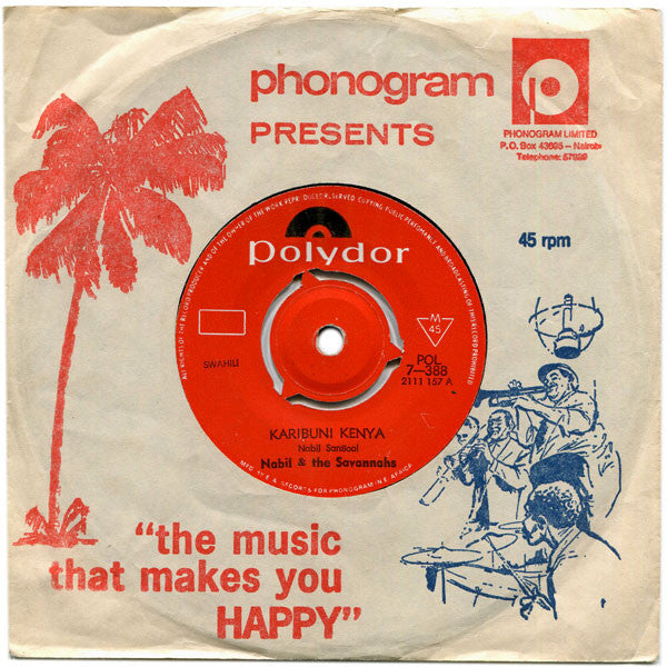 Nabil And The Savannahs : Karibuni Kenya (7", Mono)