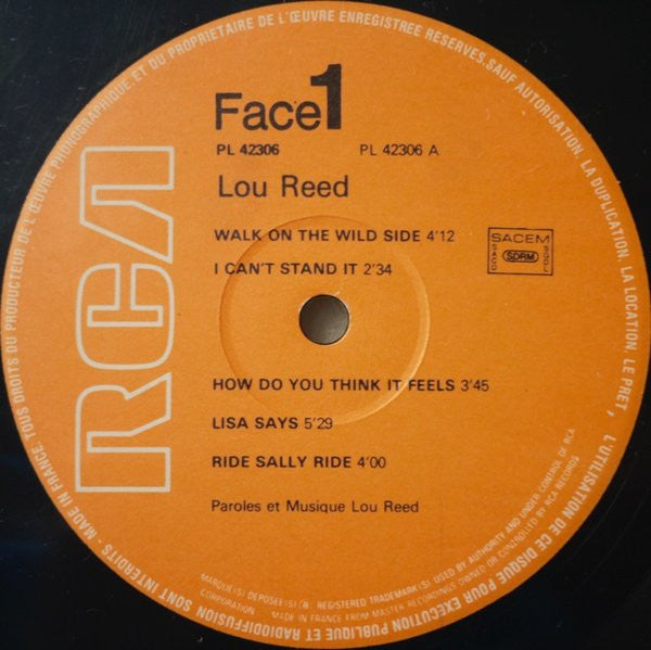 Lou Reed : Lou Reed (3xLP, Comp + 7", S/Sided + Box)