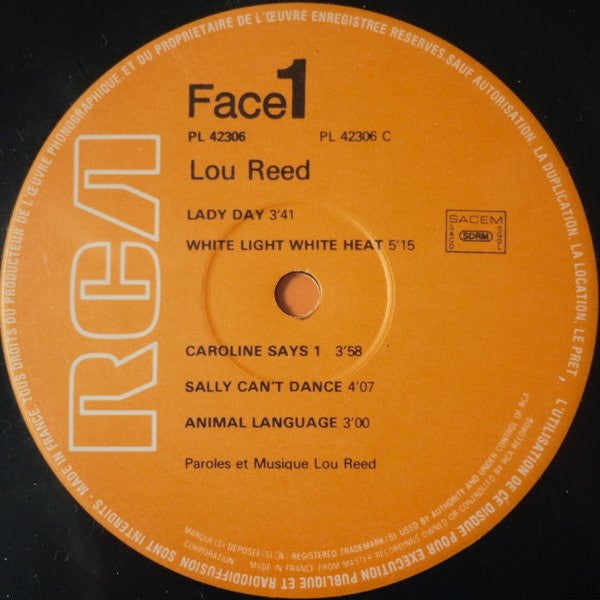 Lou Reed : Lou Reed (3xLP, Comp + 7", S/Sided + Box)