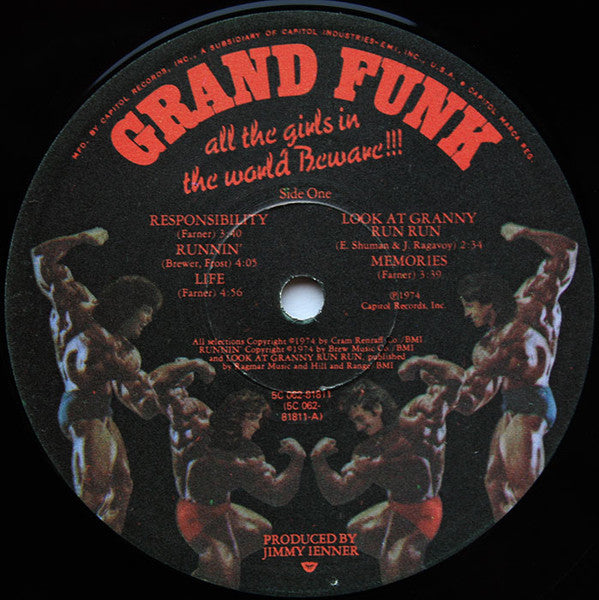 Grand Funk Railroad : All The Girls In The World Beware !!! (LP, Album)