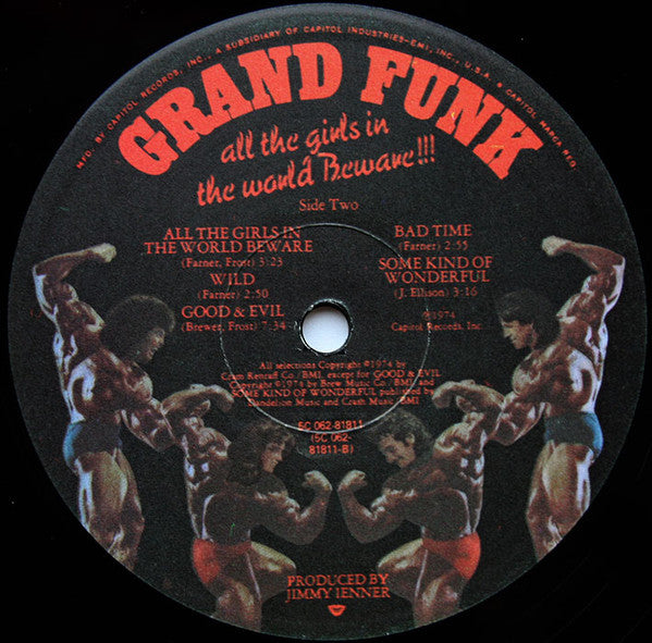 Grand Funk Railroad : All The Girls In The World Beware !!! (LP, Album)