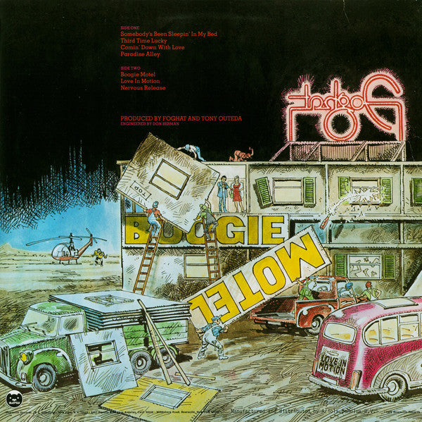 Foghat : Boogie Motel (LP, Album)