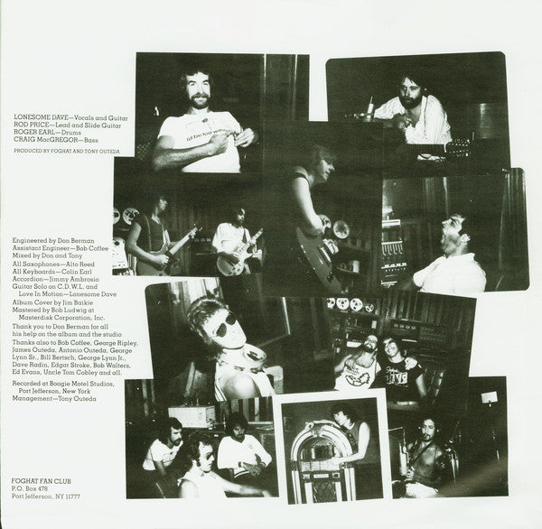 Foghat : Boogie Motel (LP, Album)