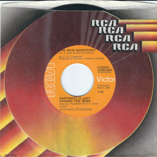 The Main Ingredient : Happiness Is Just Around The Bend / Why Can't We All Unite (7", Single, Hol)