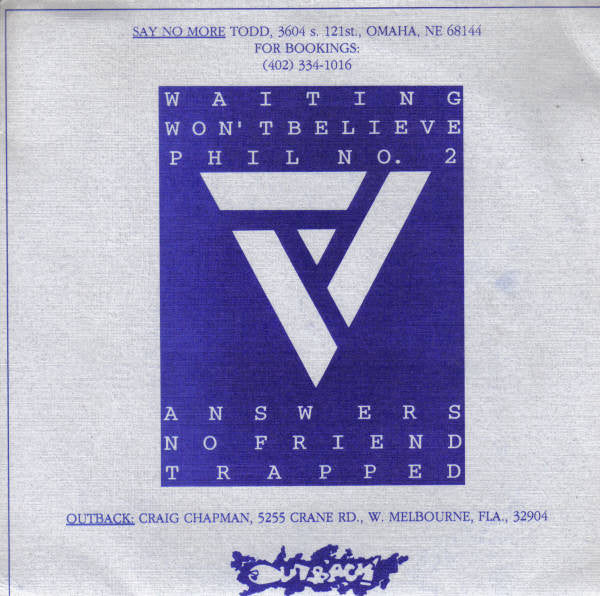Say No More (3) : Face To Face With Reality (7")