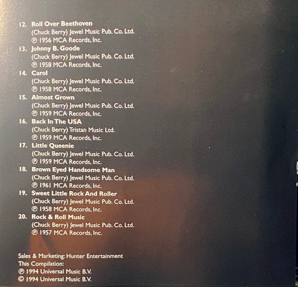 Chuck Berry : Roll Over Beethoven (CD, Comp, RE)