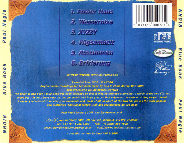 Paul Nagle : Red Book / Blue Book (2xCD, Album)
