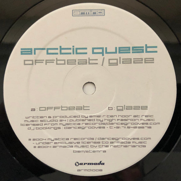 Arctic Quest : Offbeat / Glaze (12")