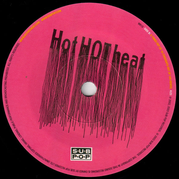 Hot Hot Heat : No, Not Now (7", Single)