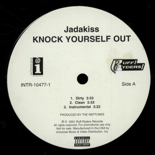 Jadakiss : Knock Yourself Out (12")