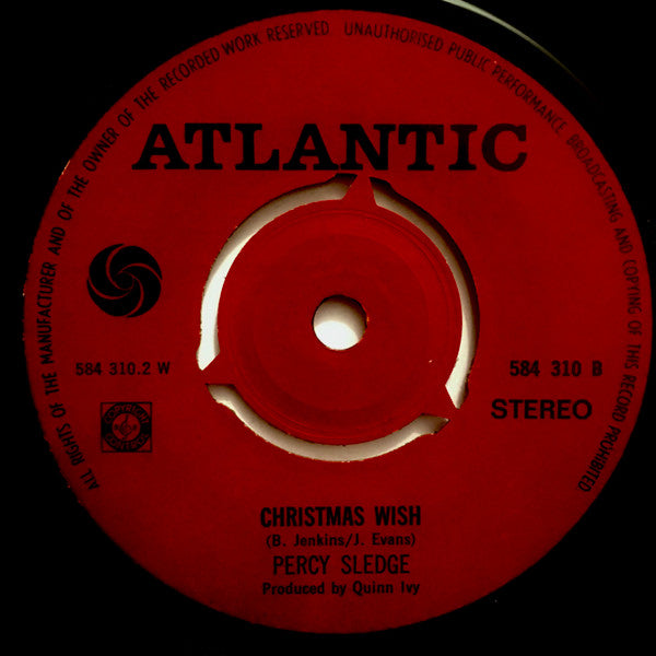Percy Sledge : Silent Night / Christmas Wish (7", Single, 3-P)
