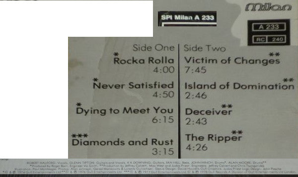 Judas Priest : The Best Of Judas Priest (LP, Comp, RE)