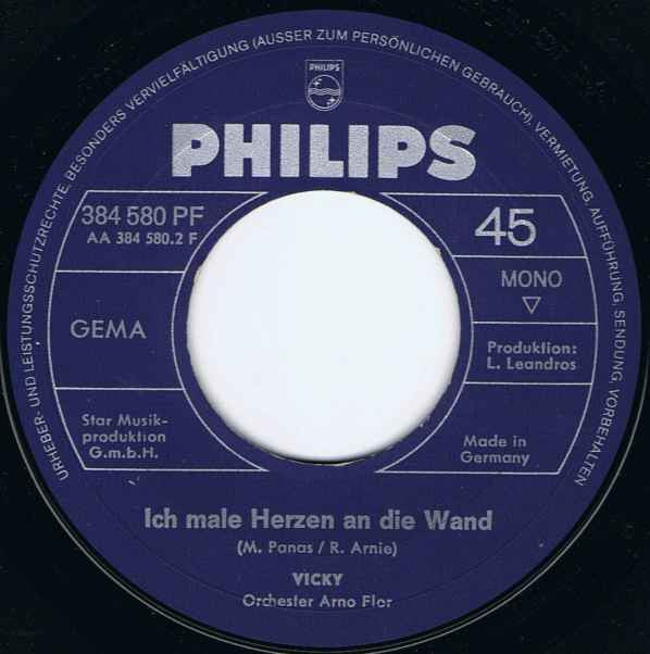 Vicky Leandros : Karussell D'Amour (7", Single, Mono)