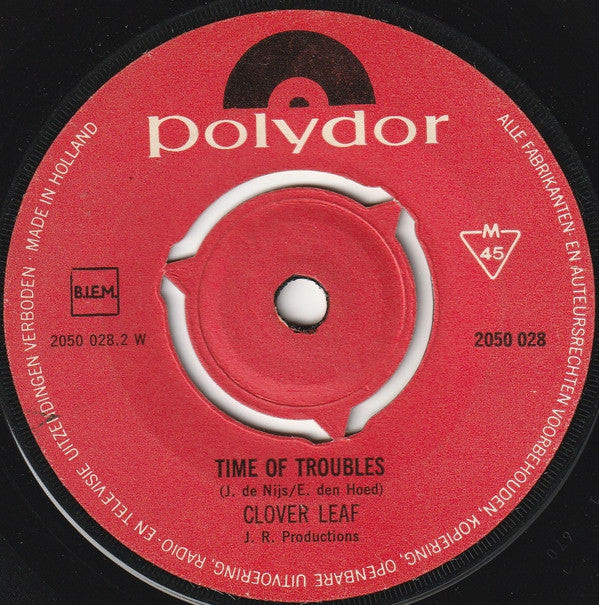 Clover Leaf : What Kind Of Man (7", Single, Mono)