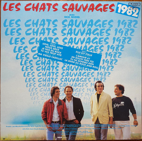 Les Chats Sauvages Avec Dick Rivers : 10 Nouveaux Titres (LP, Album)