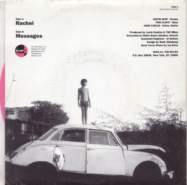 700 Miles : Rachel (7", Single, Pin)