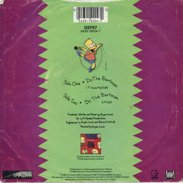 The Simpsons : Do The Bartman (7", Single)