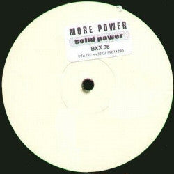 More Power : Solid Power (12", Promo, W/Lbl)