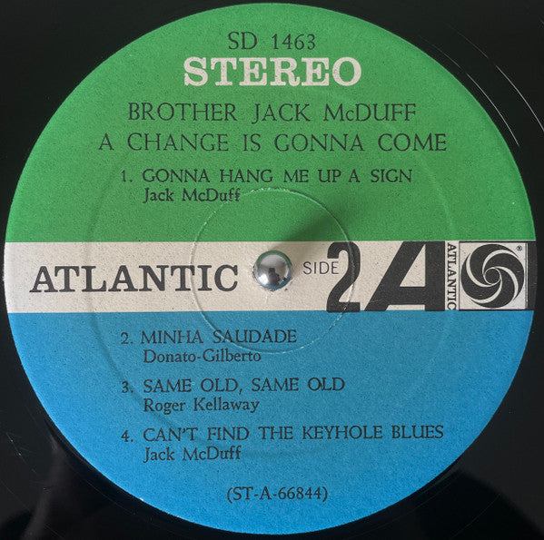 Brother Jack McDuff : A Change Is Gonna Come (LP, Album)