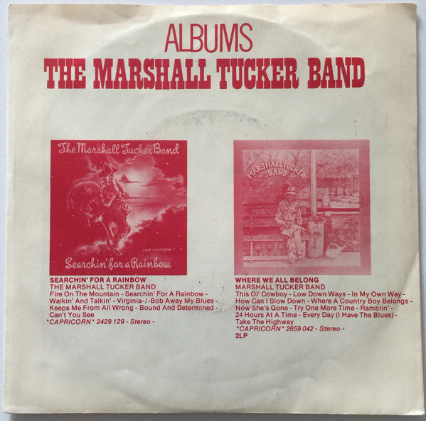 The Marshall Tucker Band : Fire On The Mountain (7", Single)