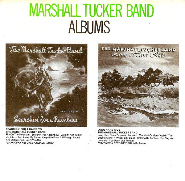 The Marshall Tucker Band : Long Hard Ride (7", Single)