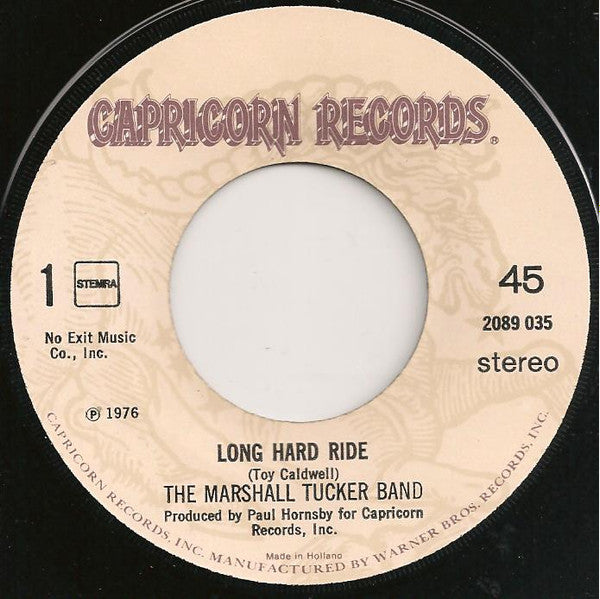 The Marshall Tucker Band : Long Hard Ride (7", Single)