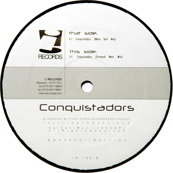 Kevin Yost : Conquistadors (12")