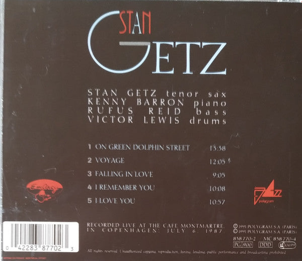Stan Getz : Serenity (CD, Album, RE)