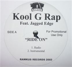 Kool G Rap : Ride On (12", Promo)