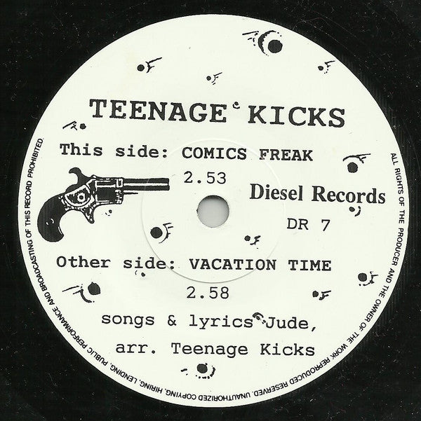 Teenage Kicks (2) : Comics Freak (7", Single)