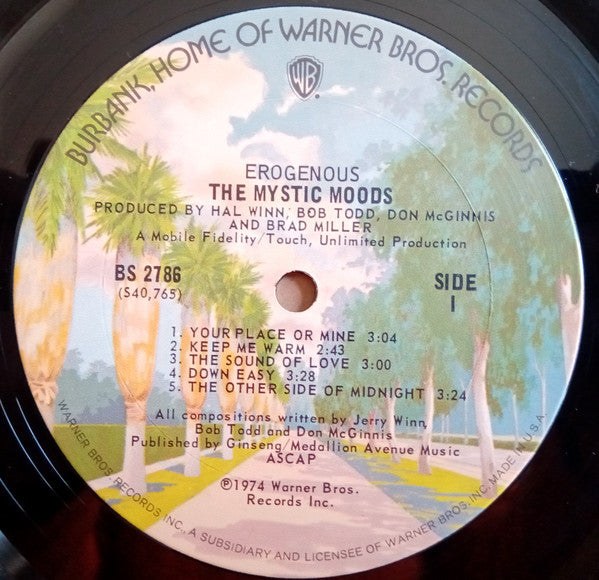 The Mystic Moods Orchestra : Erogenous (LP, Album, San)
