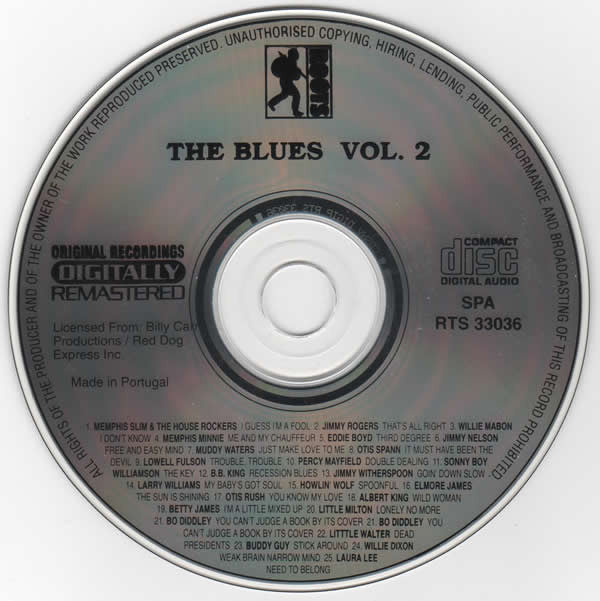 Various : The Blues Volume 2 (CD, Comp, RM)