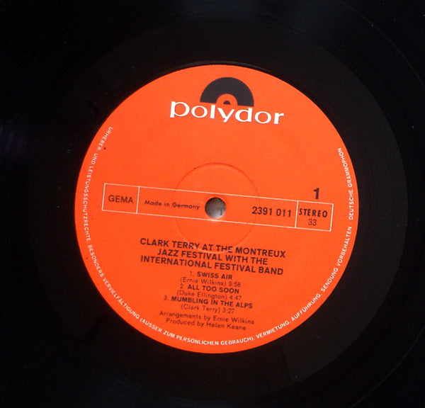 Clark Terry : At The Montreux Jazz Festival (LP)