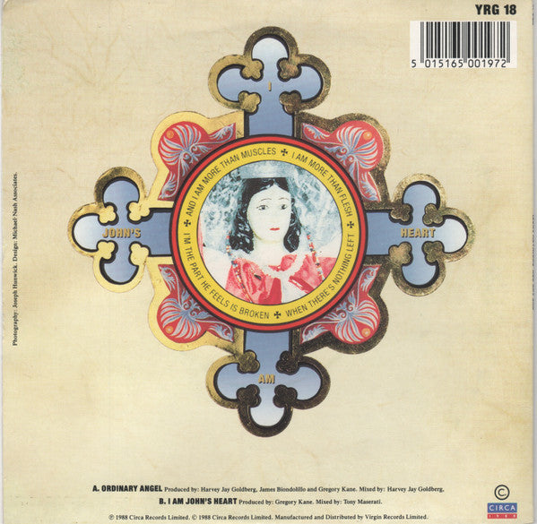 Hue And Cry* : Ordinary Angel (7", Single, Gat)