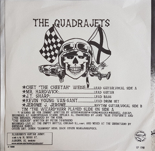 Quadrajets : I Wanna Be Your Zombie (7")