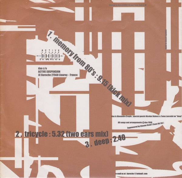 Daa : Ring Modulator (7", Whi)