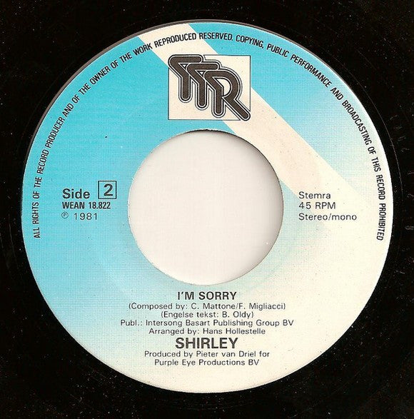 Shirley Zwerus : Heel Even (7", Single)