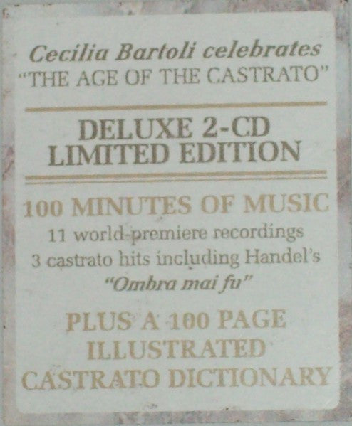 Cecilia Bartoli, Il Giardino Armonico, Giovanni Antonini : Sacrificium (2xCD, Dlx, Ltd)