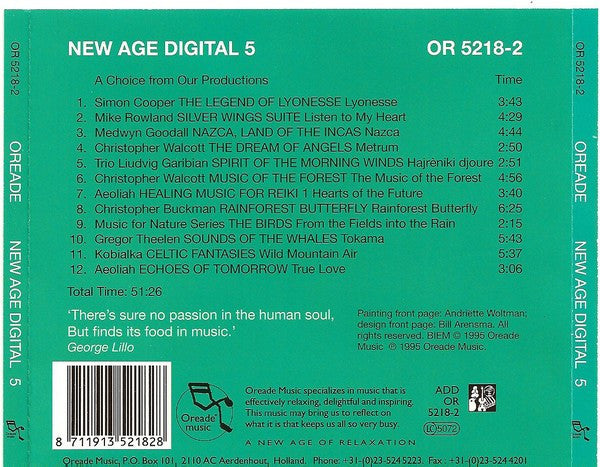Various : New Age Digital 5 (CD, Comp)