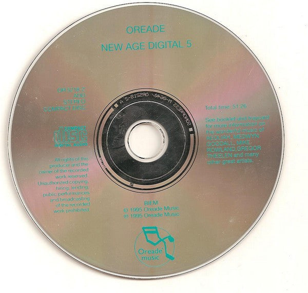 Various : New Age Digital 5 (CD, Comp)