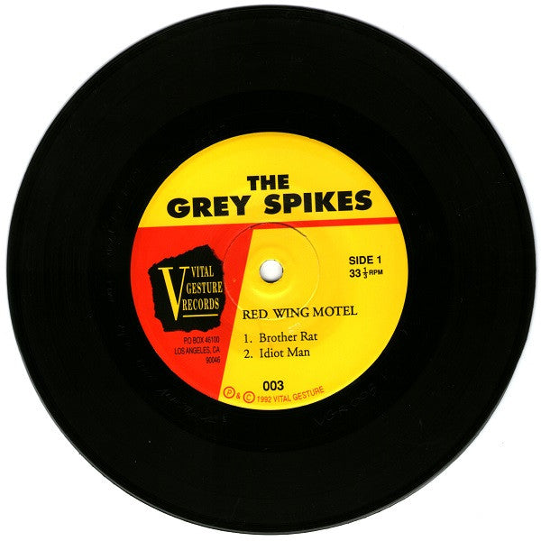 The Grey Spikes : Redwing Motel (7")