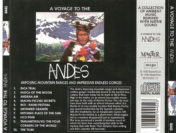 Yeskim : A Voyage To The Andes (CD, Album)