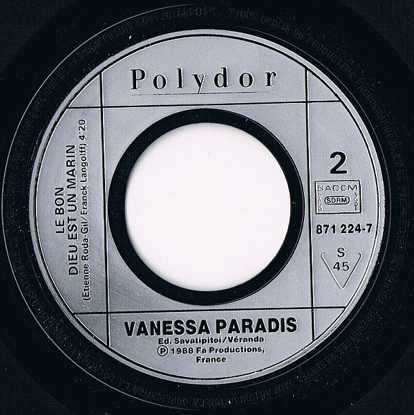 Vanessa Paradis : Maxou (7", Single)