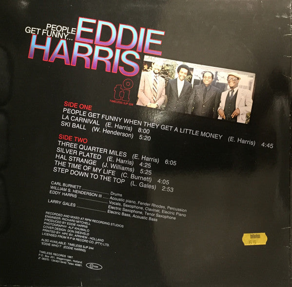 Eddie Harris : People Get Funny... (LP, Album)