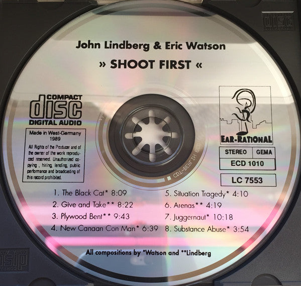 John Lindberg / Eric Watson : Shoot First (CD, Album)