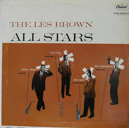Ronny Lang Saxtet / Ray Sims With Strings / Dave Pell Ensemble / Don Fagerquist Nonette : The Les Brown All Stars (LP, Album)