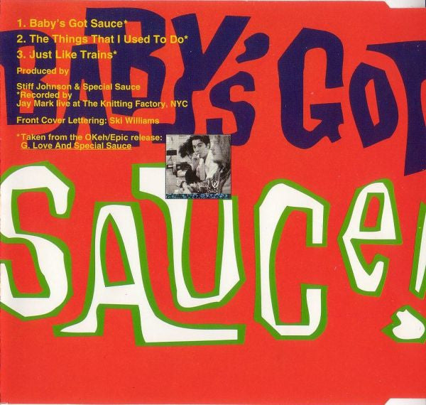 G. Love & Special Sauce : Baby's Got Sauce (CD, Maxi)