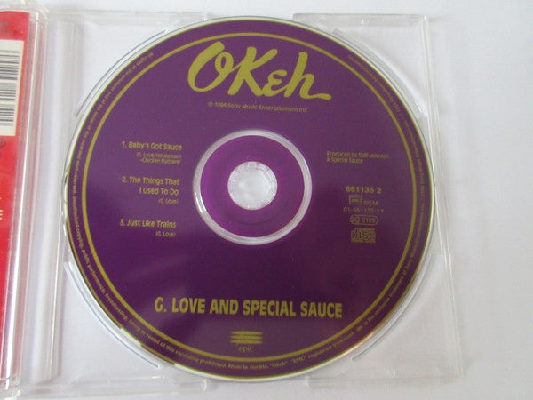 G. Love & Special Sauce : Baby's Got Sauce (CD, Maxi)