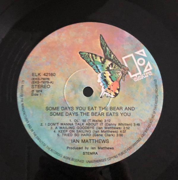 Iain Matthews : Some Days You Eat The Bear And Some Days The Bear Eats You (LP, Album)